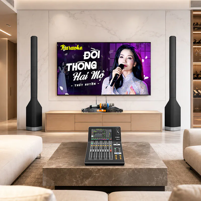 Dàn karaoke gia đình LC30 (LD Systems MAUI P900, Yamaha DM3S, JKaudio B9)