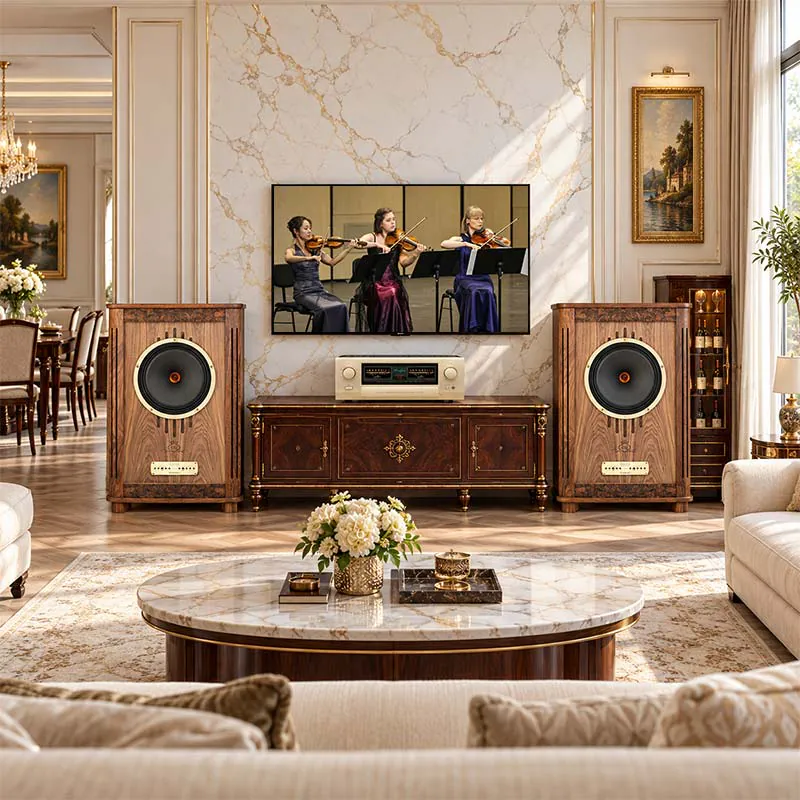 Dàn nghe nhạc Hi-end HE17 (Loa Tannoy Canterbury GR-OW + Ampli Accuphase E-5000)