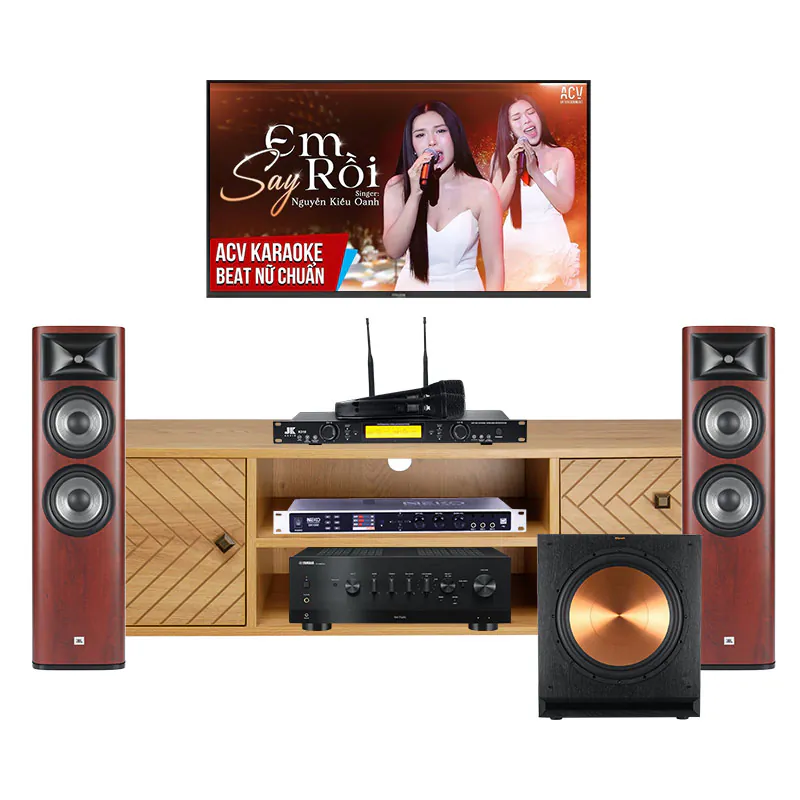 Dàn Nghe Nhạc, Hát Karaoke Yamaha NH173 (Yamaha R-N1000A, JBL Studio 690, NEKO DK1000, JKAudio K310, Klipsch SPL120)
