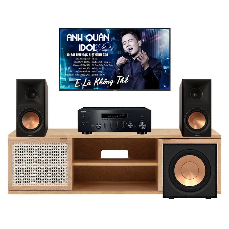 Dàn nghe nhạc Yamaha NH79 (Klipsch RP-600M II, Yamaha R-N600A, sub Klipsch R101SW)