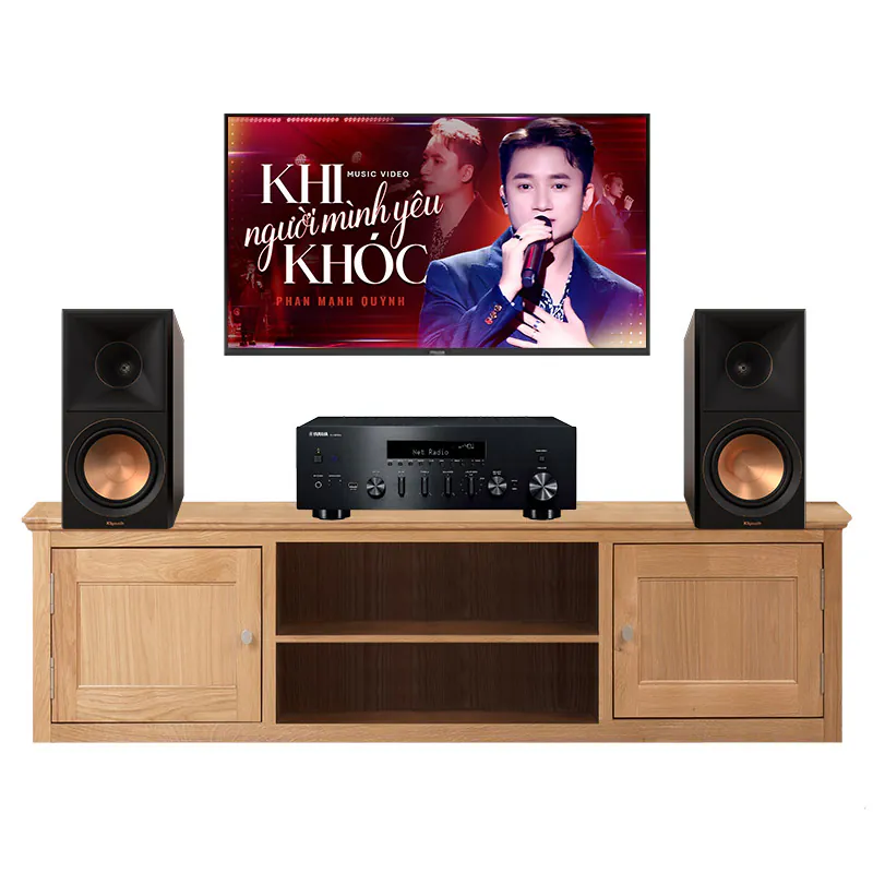 Dàn nghe nhạc Yamaha NH80 (Klipsch RP-600M II, Yamaha R-N600A)