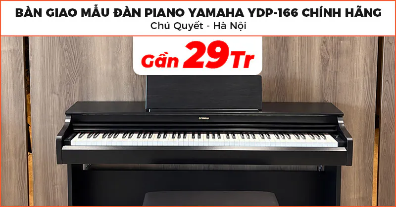 Bàn giao mẫu Đàn Piano Yamaha chất lượng trị giá 29 triệu đồng cho Chú Quyết ở Hai Bà Trưng, Hà Nội