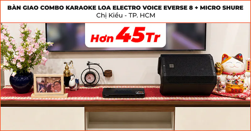 Bàn giao Combo Karaoke Loa di động kết hợp Micro trị giá hơn 45 triệu đồng cho chị Kiều ở Quận Bình Thạnh, TP. Hồ Chí Minh Bàn giao Combo Karaoke Loa di động kết hợp Micro trị giá hơn 45 triệu đồng cho chị Kiều ở Quận Bình Thạnh, TP. Hồ Chí Minh
