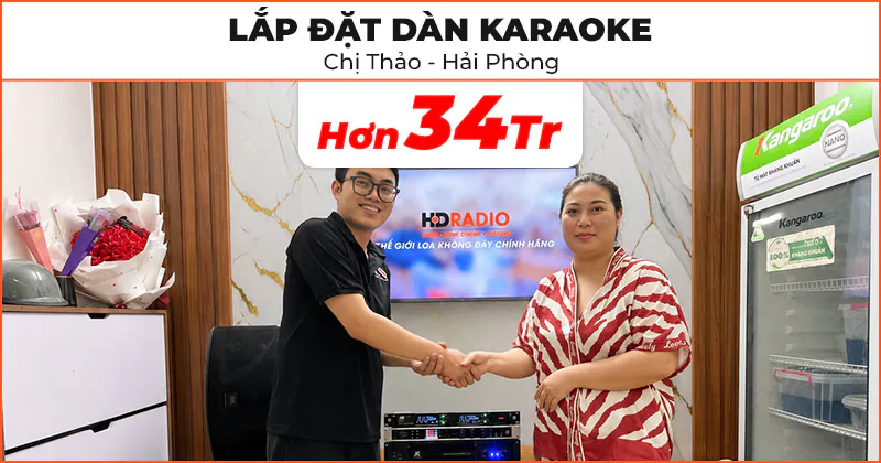 Dàn karaoke của chị Thảo ở Lê Chân, Hải Phòng