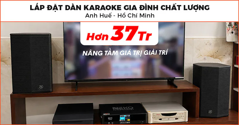 Lắp đặt dàn karaoke gia đình chất lượng trị giá hơn 37 triệu đồng cho anh Huế ở Thủ Đức, TP.Hồ Chí Minh Lắp đặt dàn karaoke gia đình chất lượng trị giá hơn 37 triệu đồng cho anh Huế ở Thủ Đức, TP.Hồ Chí Minh