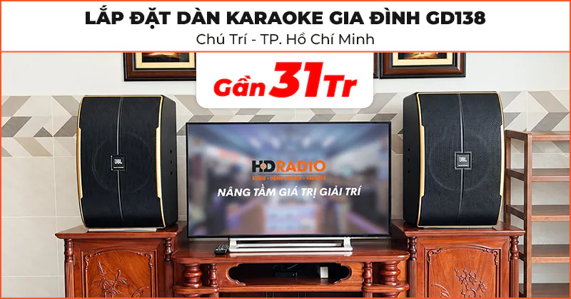 Lắp đặt Dàn karaoke gia đình cực hay cho chú Trí ở Quận 8, Hồ Chí Minh