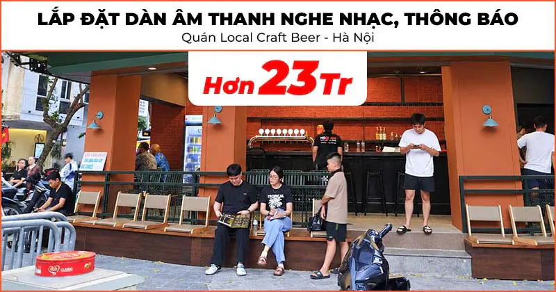 Lắp đặt Dàn âm thanh nghe nhạc, thông báo trị giá hơn 23 triệu đồng cho quán Local Craft Beer ở Lò Sũ, Hoàn Kiếm, Hà Nội (JBL Ki110, Cavs K3000 Pro, JKaudio D2400) Lắp đặt Dàn âm thanh nghe nhạc, thông báo trị giá hơn 23 triệu đồng cho quán Local Craft Beer ở Lò Sũ, Hoàn Kiếm, Hà Nội (JBL Ki110, Cavs K3000 Pro, JKaudio D2400)