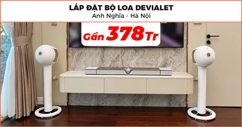 Lắp đặt bộ Loa Devialet đẳng cấp cho anh Nghĩa ở Hà Đông, Hà Nội Lắp đặt bộ Loa Devialet đẳng cấp cho anh Nghĩa ở Hà Đông, Hà Nội