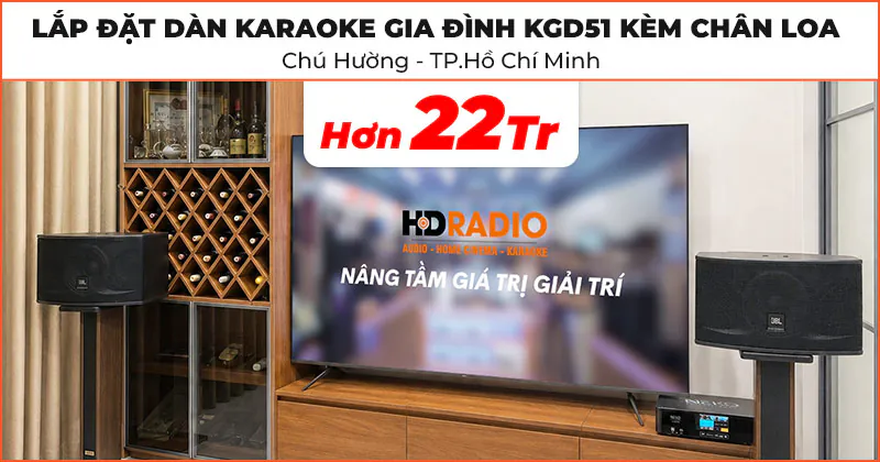 Lắp đặt dàn karaoke gia đình chất lượng kèm chân loa trị giá hơn 22 triệu đồng cho chú Hường ở Quận 7, TP.Hồ Chí Minh Lắp đặt dàn karaoke gia đình chất lượng kèm chân loa trị giá hơn 22 triệu đồng cho chú Hường ở Quận 7, TP.Hồ Chí Minh