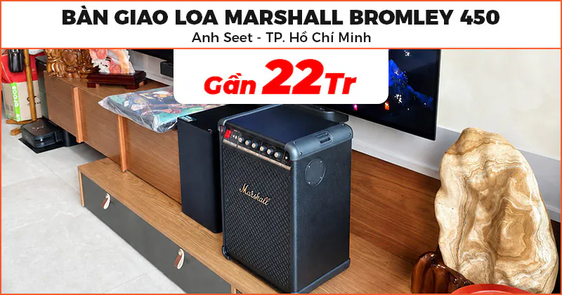 Loa Marshall Bromley 450 của anh Seet ở Quận 2, Hồ Chí Minh