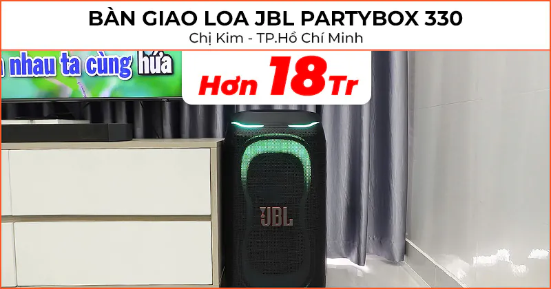 Bàn giao Loa Bluetooth JBL cho chị Kim ở Hồ Chí Minh