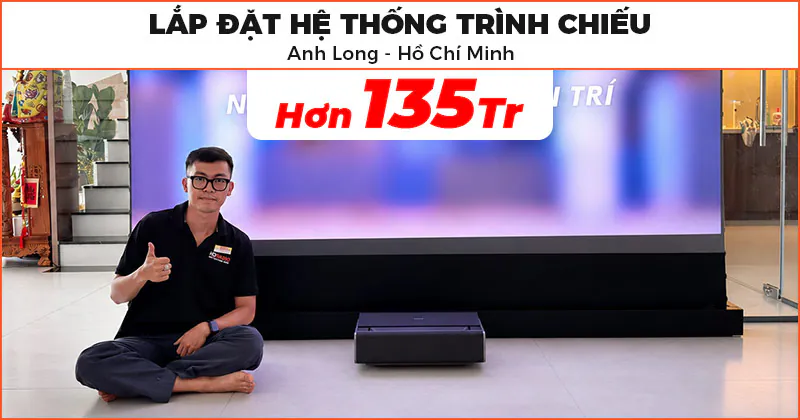 Hệ thống trình chiếu cao cấp cho anh Long tại Cát Lái, TP. Hồ Chí Minh Hệ thống trình chiếu cao cấp cho anh Long tại Cát Lái, TP. Hồ Chí Minh