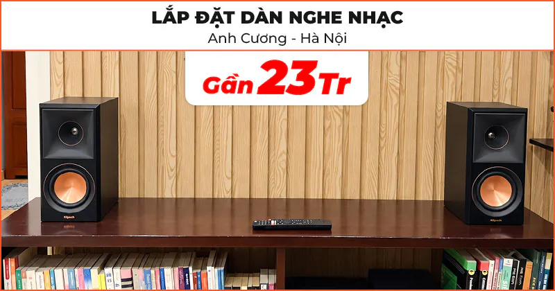 Lắp đặt Dàn Nghe Nhạc cho anh Cương ở Hà Nội