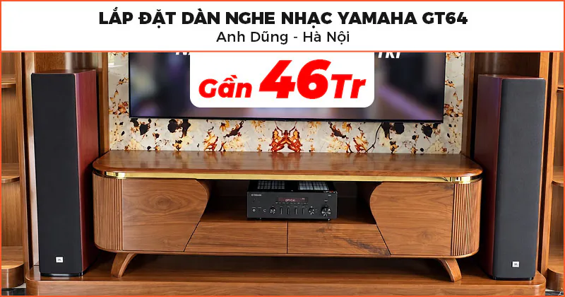 Lắp đặt Dàn nghe nhạc cho anh Dũng ở Bắc Từ Liêm, Hà Nội