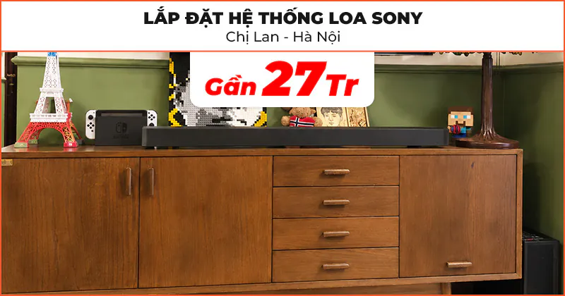 Lắp đặt hệ thống Loa Sony cho chị Lan ở Royal City, Hà Nội Lắp đặt hệ thống Loa Sony cho chị Lan ở Royal City, Hà Nội