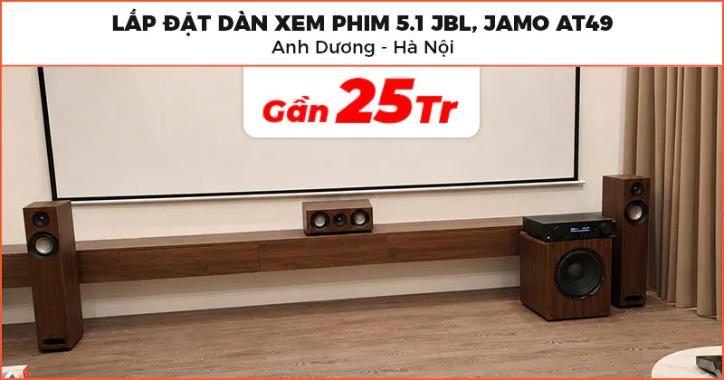 Lắp đặt Dàn xem phim cho anh Dương ở Hà Nội Lắp đặt Dàn xem phim cho anh Dương ở Hà Nội