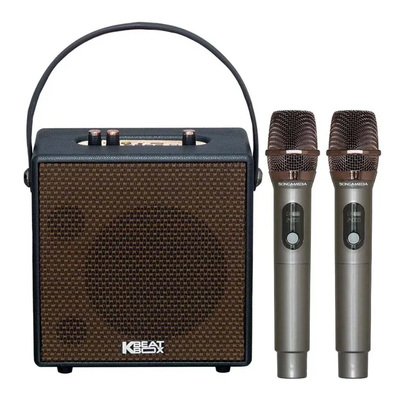 Loa Acnos MELOBOX, Bass 16cm, Công suất 25W, Bluetooth 5.0, USB-C, MP3 USB, Kèm 2 MIC