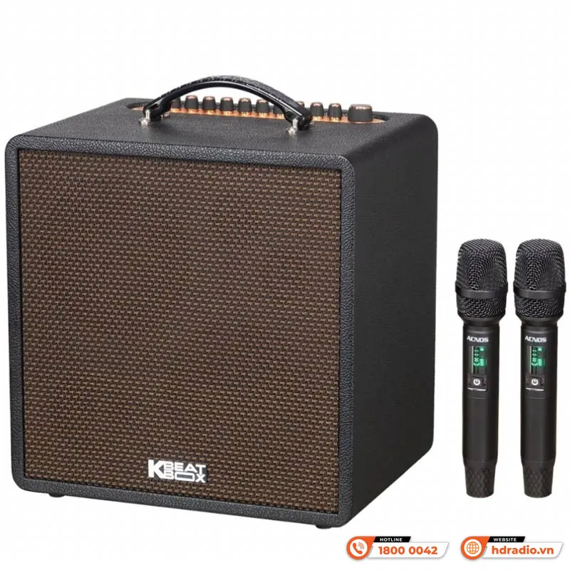 Loa Acnos Quad 68 Pro V2 (Công Suất 180W, Bluetooth, AUX, Optical, DSP Kép)