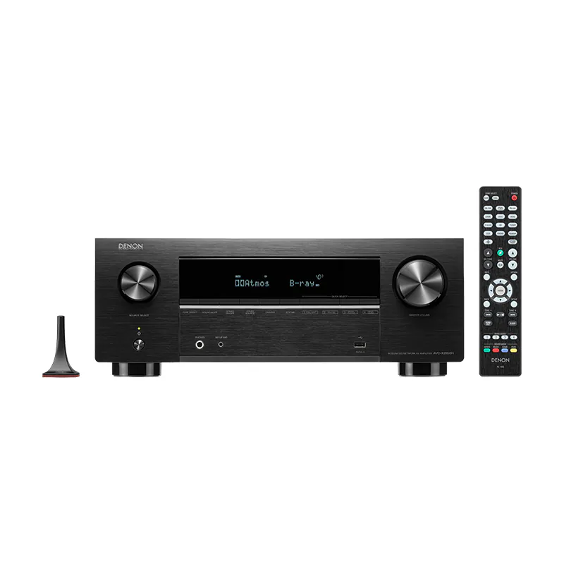 Amply Denon AVC-X2850H, 7.2 kênh, 95W/kênh, 8K Ultra HD, Dolby Atmos, Bluetooth, HEOS