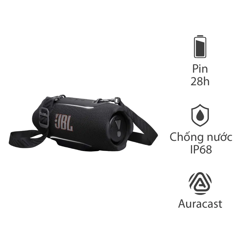 Loa JBL Xtreme 5, 130W, AI Sound Boost, Pin 28h, Bluetooth 6.0, USB-C, IP68