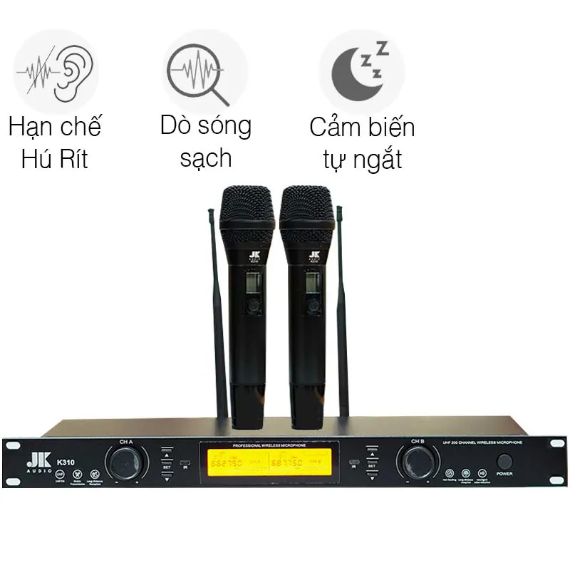 Micro JKaudio K310, Dò sóng sạch, Cảm biến tự ngắt Micro JKaudio K310, Dò sóng sạch, Cảm biến tự ngắt