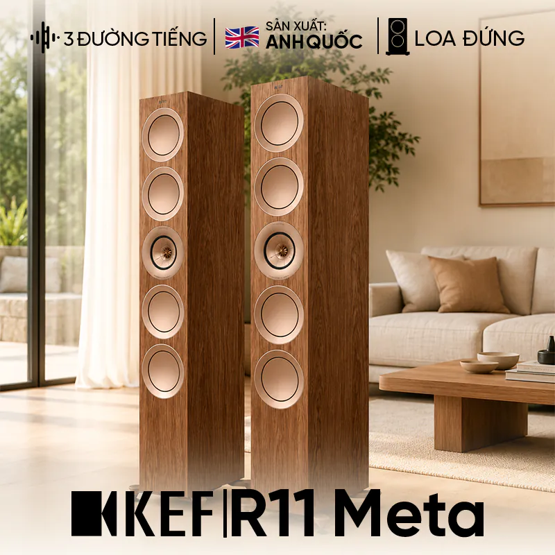 Loa KEF R11 Meta (Độ nhạy 90dB, Tần số 46Hz-28KHz)