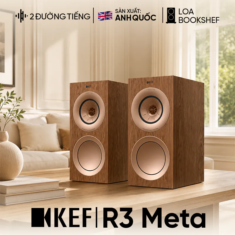 Loa KEF R3 Meta (Độ nhạy 87dB, Tần số 58Hz - 28kHz)