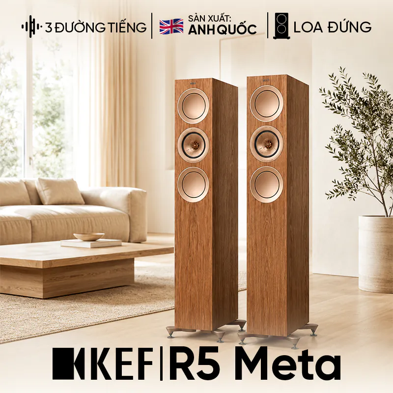 Loa KEF R5 Meta (Độ nhạy 87dB, Tần số 52Hz - 28kHz)