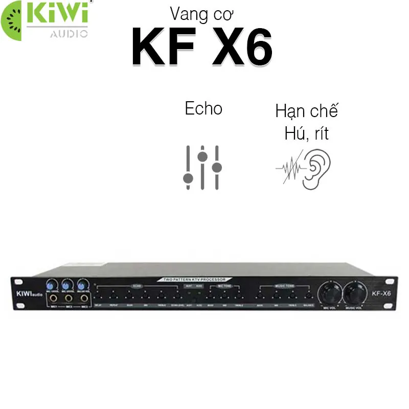 Vang cơ Kiwi KF-X6, RCA, Chống hú