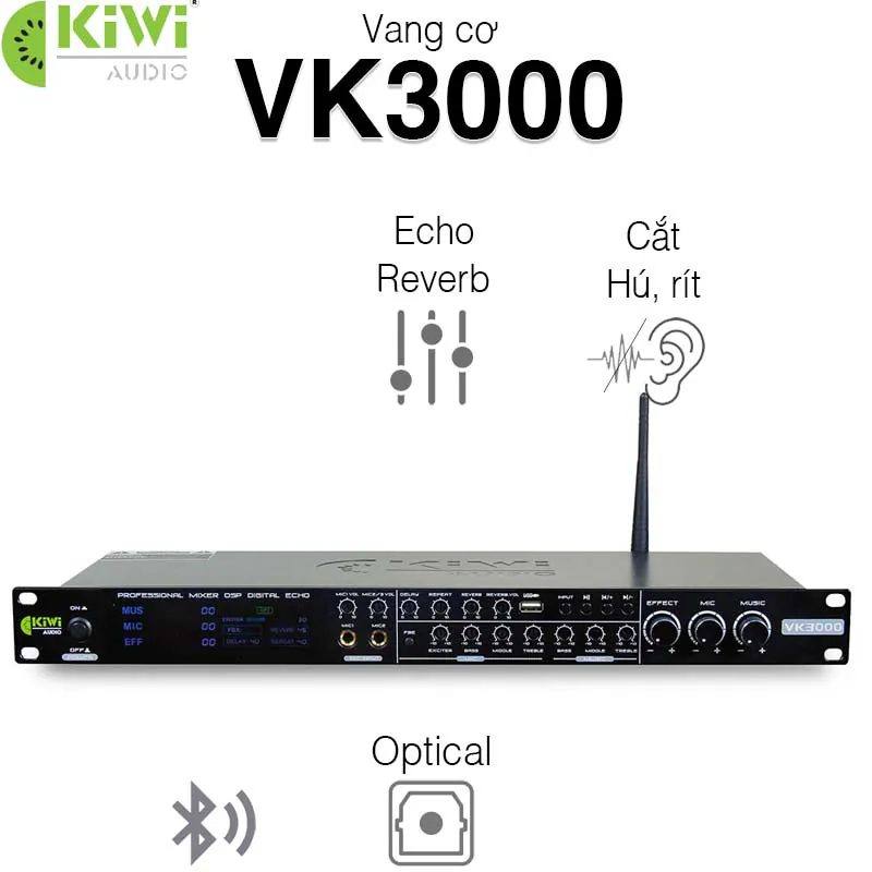 Vang Cơ Kiwi VK3000, Optical, Echo + Reverb