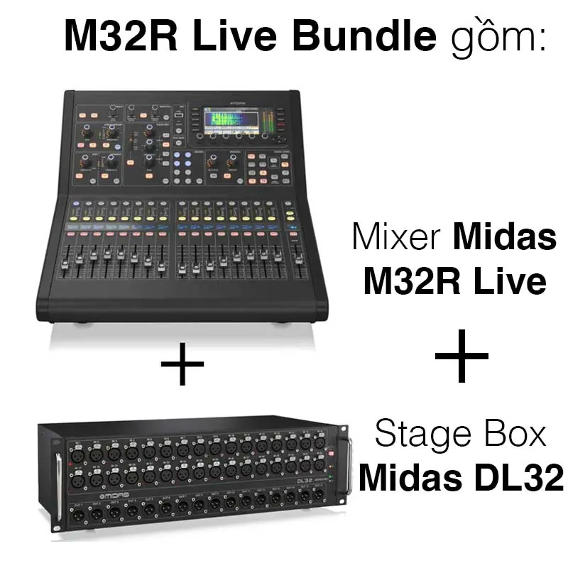 Midas M32R Live Bundle