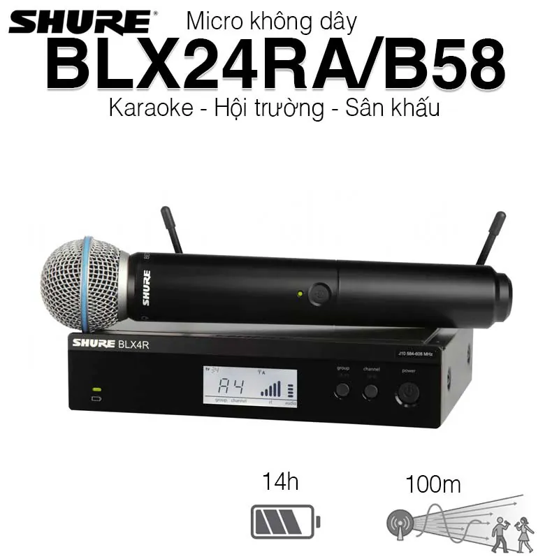 Micro Shure BLX24RA/B58 Micro Shure BLX24RA/B58