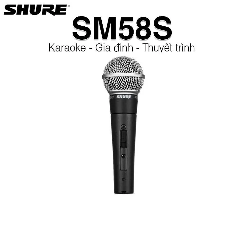 Micro có dây Shure SM58S