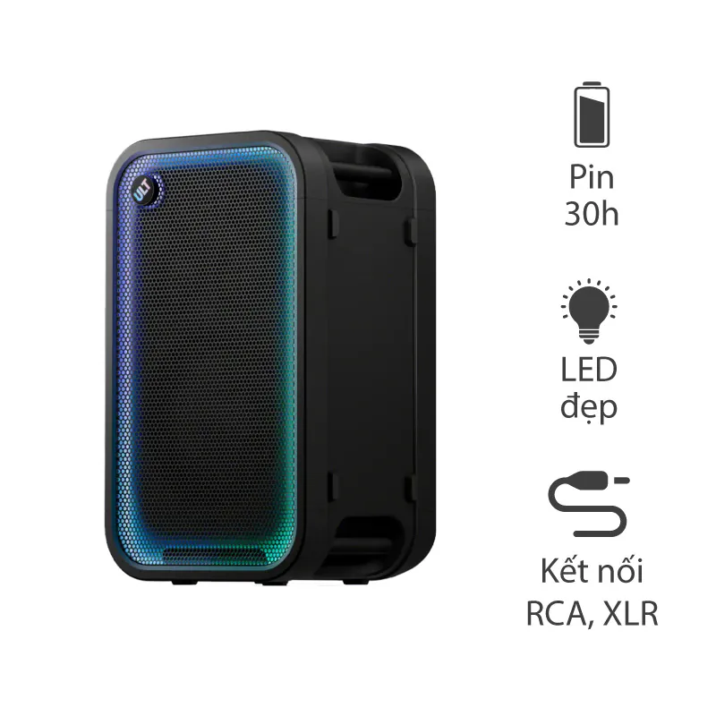 Loa Sony ULT Tower 7 (SRS-ULT700), Pin 30h, Bluetooth 5.3, IPX4, RCA, XLR, USB-A, USB-C, Sound Connect App