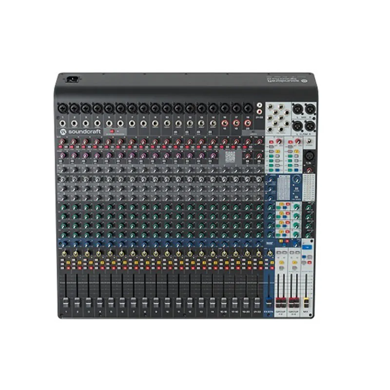 Soundcraft Signature Plus 22 (Analog, 22 kênh, Ghost Mic Preamp, Sapphyre EQ, Compressor dbx, Lexicon Effects, 4 Aux, USB-C 4x4 24-bit/192kHz)