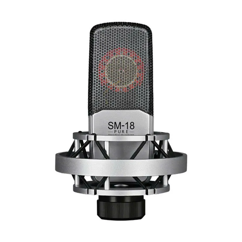 Micro thu âm Takstar SM-18 PURE, Capsule Mạ Vàng 34mm, Unidirectional, Tần số 20Hz - 20kHz