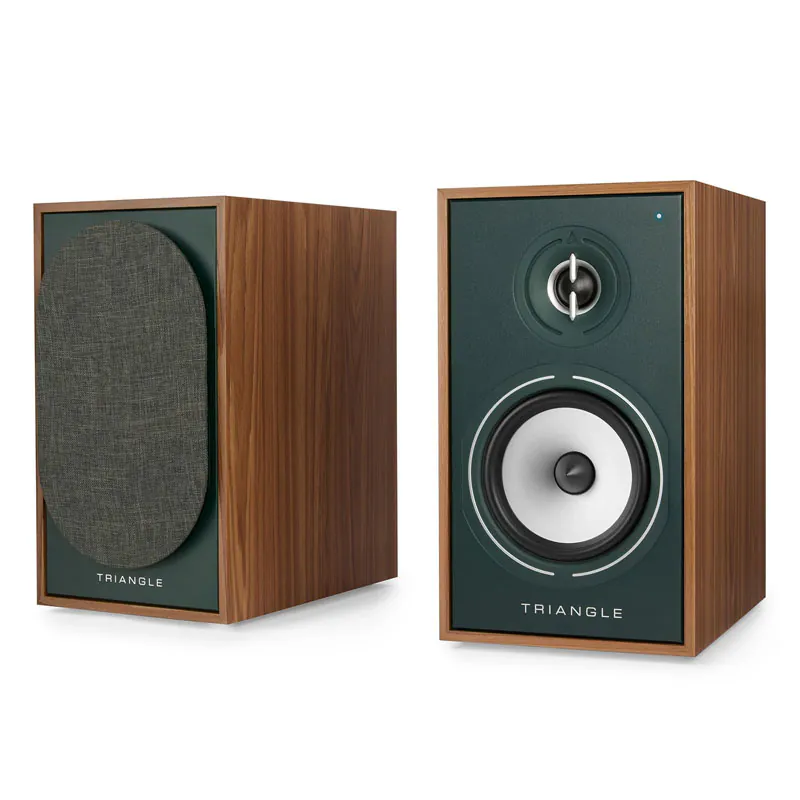 Loa Triangle Borea BR02 Connect, Bass 13 cm, Công suất Class D 2 × 50W, Bluetooth 5.0, Phono, Optical, Coaxial, RCA
