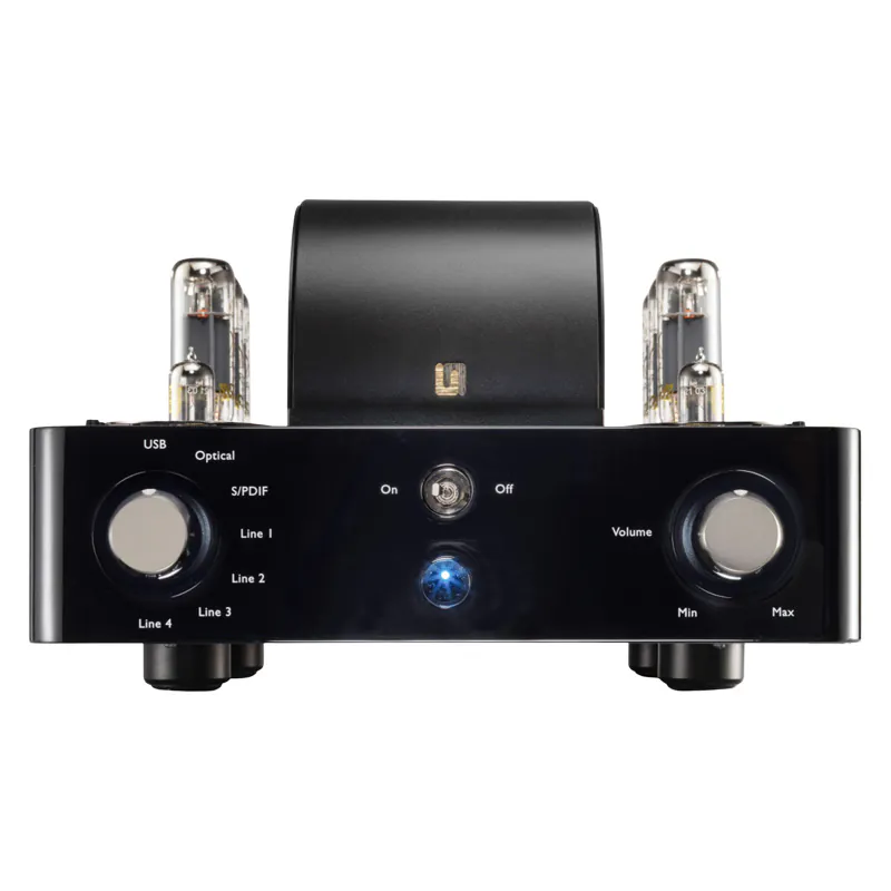 Amply Unison Research S6 Black Edition, 8 bóng Gold Lion, Công suất 40W/kênh (8Ohms), Line RCA, USB, S/PDIF, Toslink