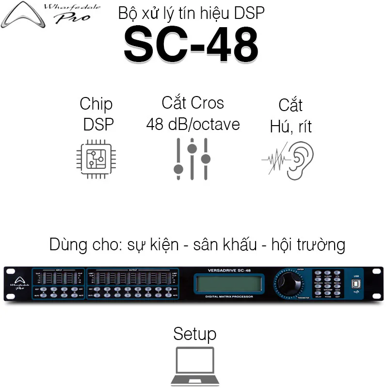 Mixer Wharfedale Pro VERSADRIVE SC-48