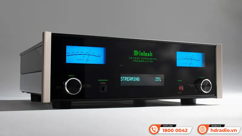 McIntosh ra mắt CS7500: Bộ tiền khuếch đại kiêm streamer cao cấp cho hệ thống âm thanh hi-end