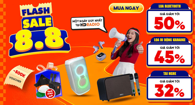 Flash Sale 8/8 Deal Xịn Giảm Tới 50%