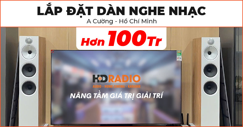 Lắp đặt Dàn nghe nhạc cao cấp trị giá hơn 100 triệu đồng cho anh Cường Chuẩn Bị Đón Tết ở Q. Bình Tân (B&amp;W 603 S3, Denon PMA-900HNE, Rel T5X)
