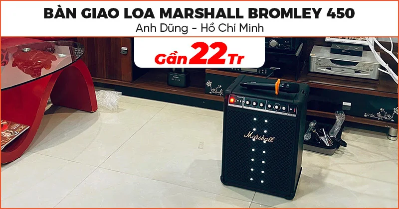 Loa Party Marshall Bromley 450 của anh Dũng ở Quận 2, Hồ Chí Minh Loa Party Marshall Bromley 450 của anh Dũng ở Quận 2, Hồ Chí Minh