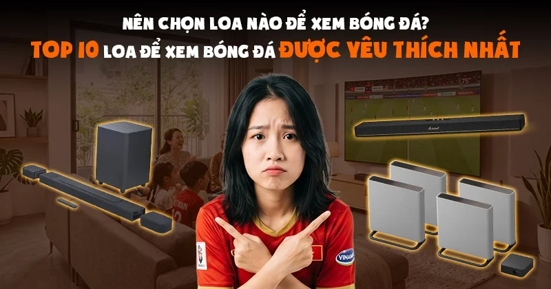 Nên Chọn Loa Nào Để Xem Bóng Đá? Top 10 Loa Để Xem Bóng Đá Được Yêu Thích Nhất Hiện Nay