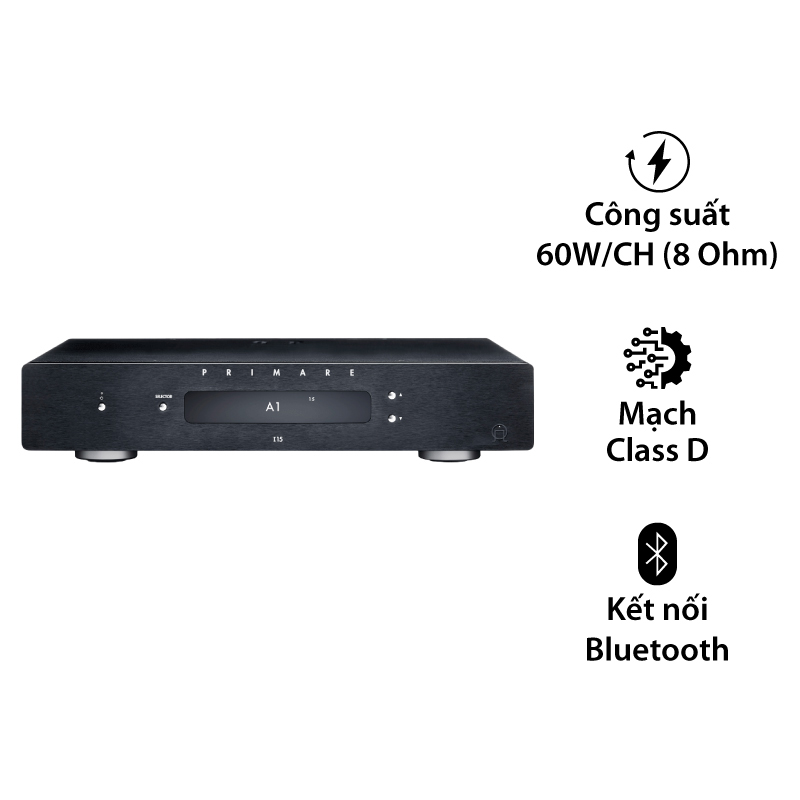 Amply Primare I15 MM, 2 kênh, 100W/CH (4 Ohm), Mô-đun MM15