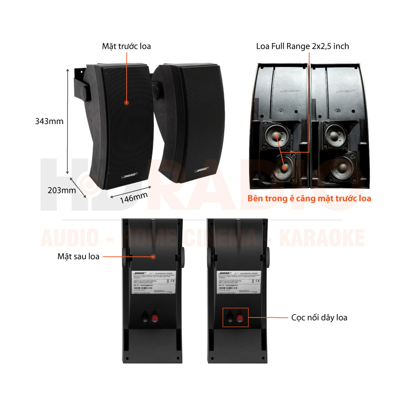 Chú thích Loa Bose 251
