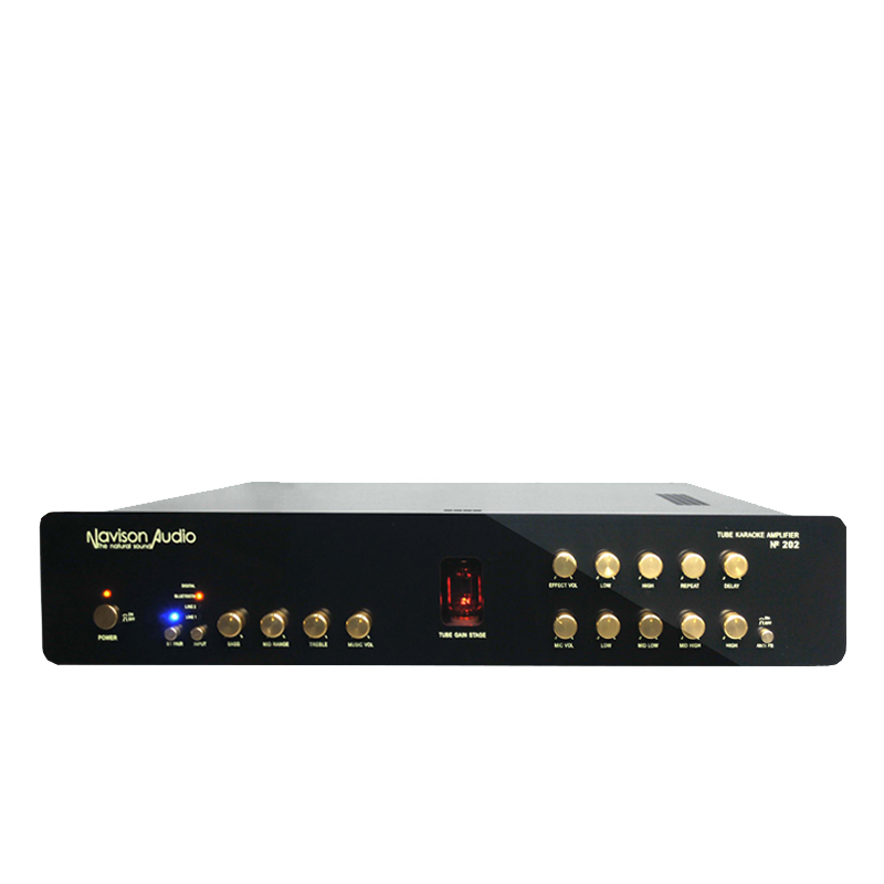 Amply Navison No 202 (250Wx 2Kênh, Bóng bán dẫn, Optical, 13Kg)