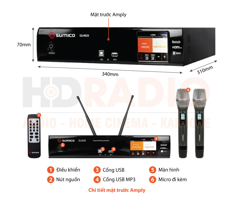 Su400 Amply Sumico SU400 Chính Hãng Giá Tốt Nhất Hiện Nay