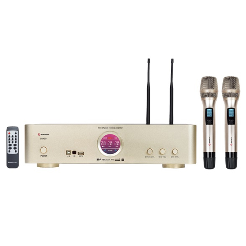 Amply Sumico SU450, 450W/CH, Bluetooth, HDMI, USB, Optical