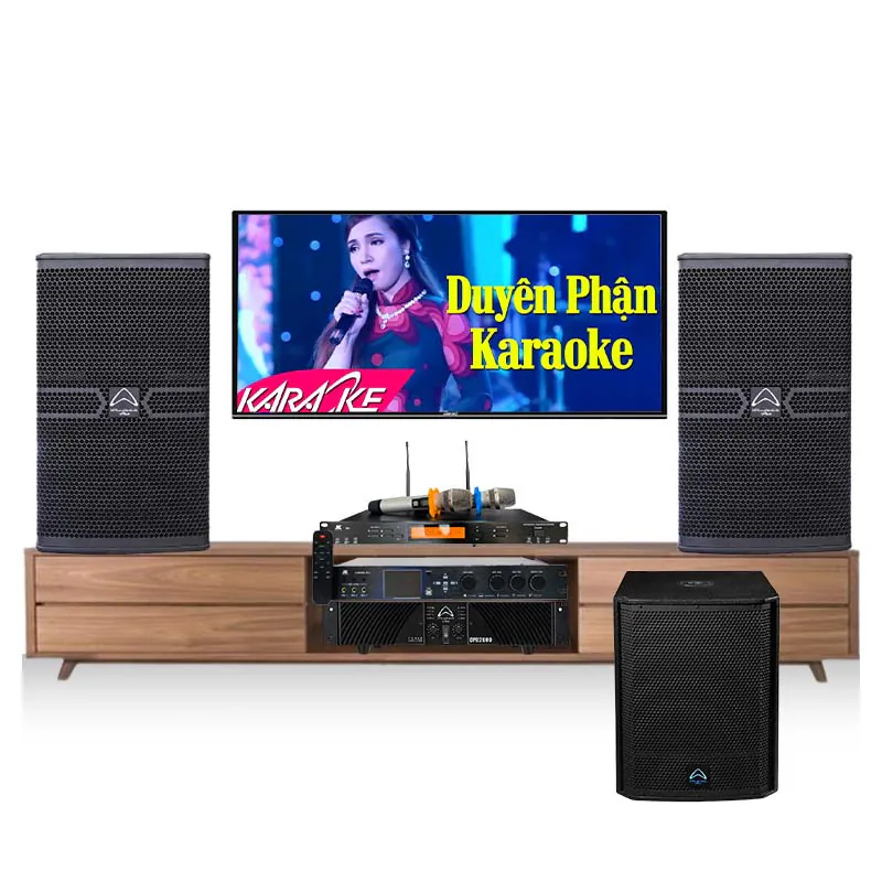 Dàn Karaoke Gia đình cao cấp HDR10 (Anglo E12, CPD3600, X9000 Pro, JKAudio B9, Wharfedale AX15B)